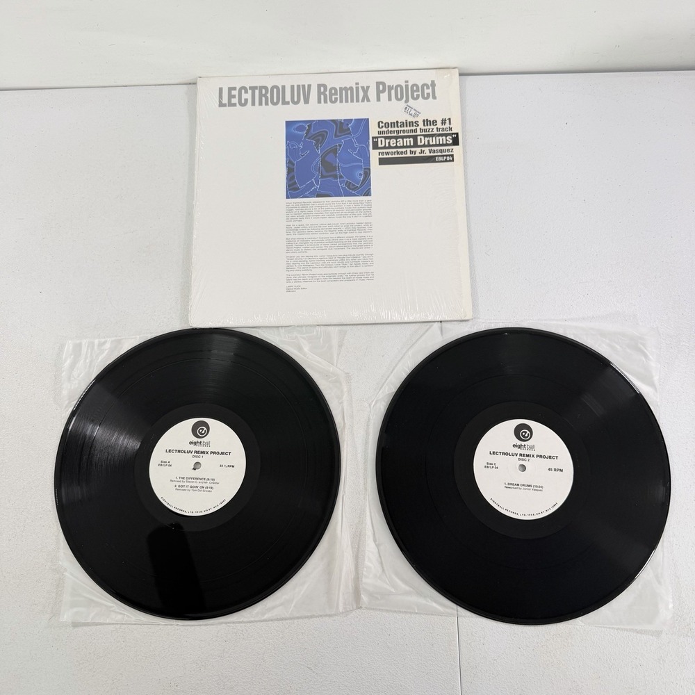 Lectroluv Remix Project Vinyl Record 2x LP W/ Shrink & Hype Sticker EX‎ 1993